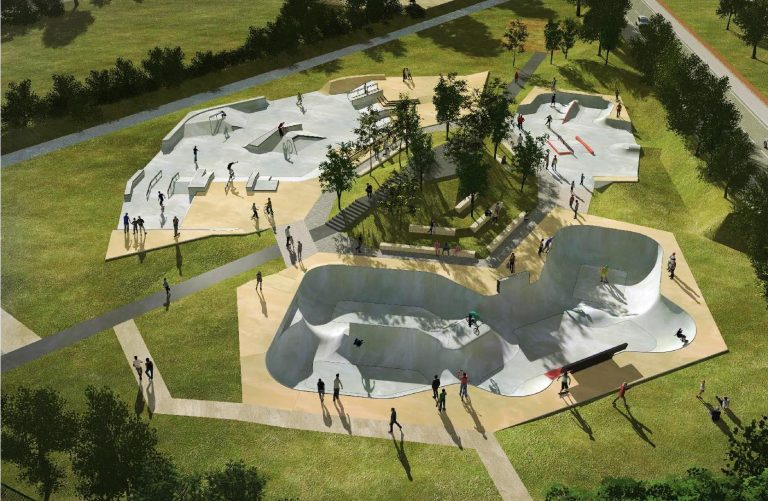 Skatepark de Thuir Aerien 02 768x501